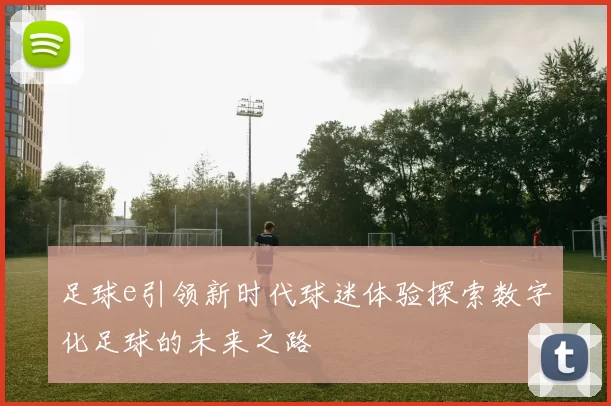 足球e引领新时代球迷体验探索数字化足球的未来之路
